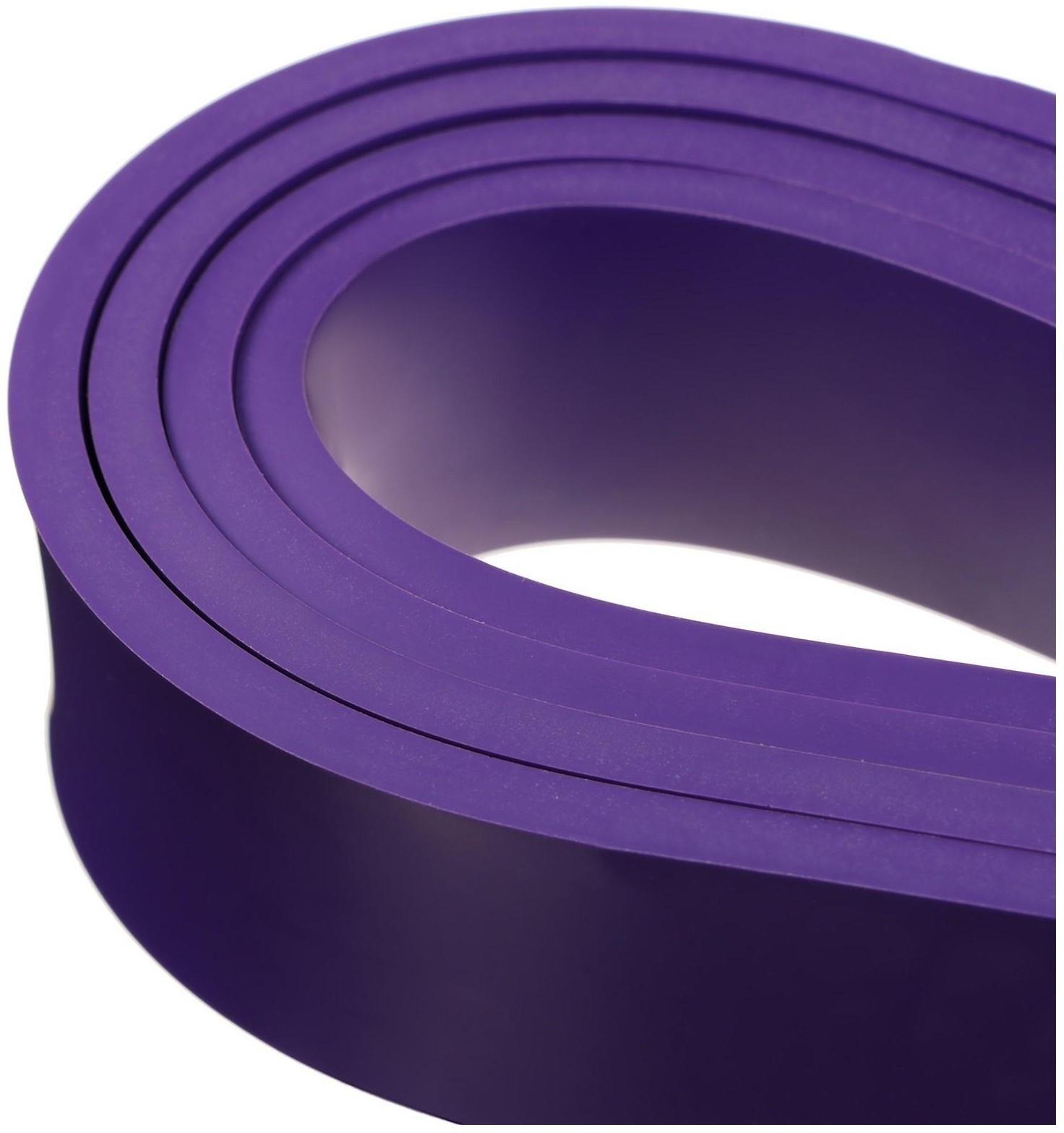 Эспандер ленточный, многофункциональный, 15-40 кг, 208 х 3,2 х 0,5 см, цвет фиолетовый