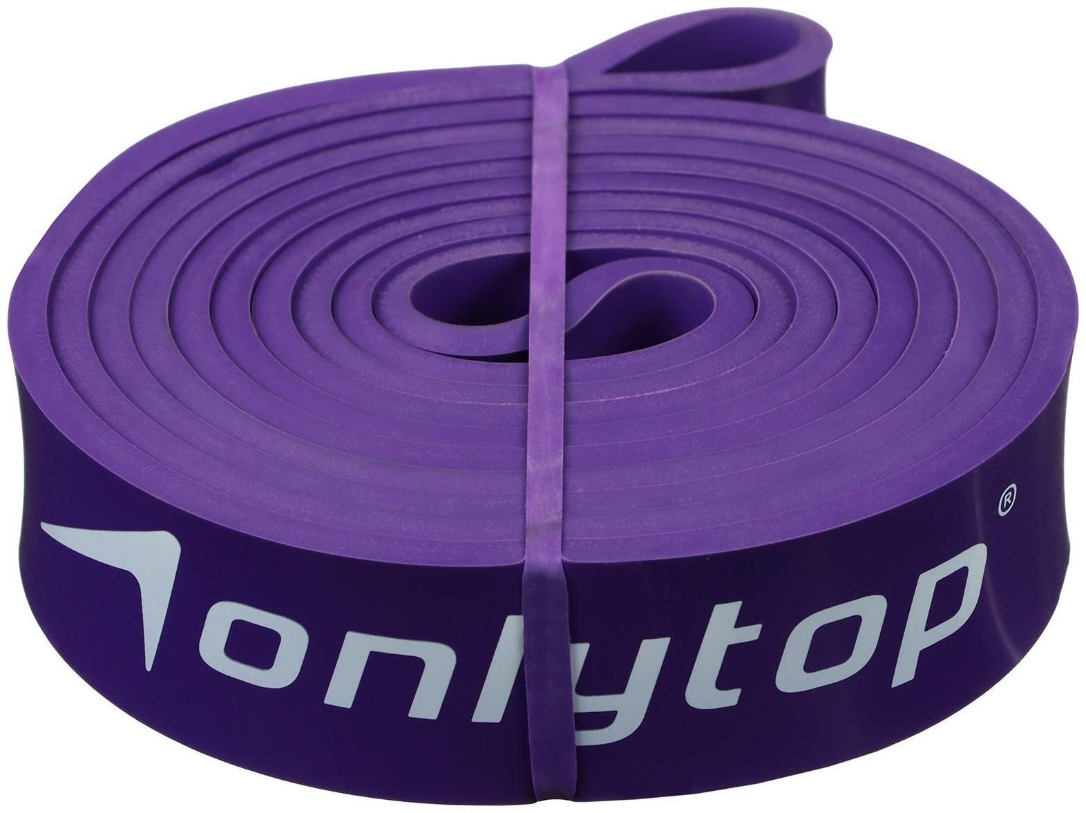 Эспандер ленточный, многофункциональный, 15-40 кг, 208 х 3,2 х 0,5 см, цвет фиолетовый
