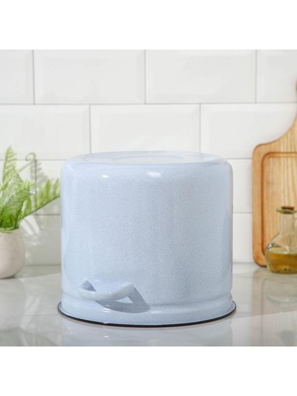 Кастрюля, 12 л, металлическая крышка, индукция, цвет МИКС