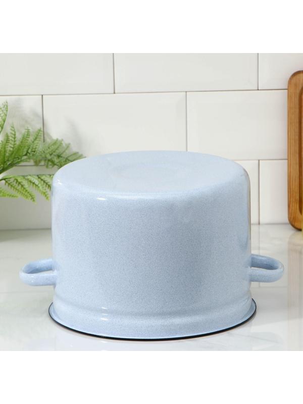 Кастрюля без деколи, 7 л, индукция, цвет МИКС