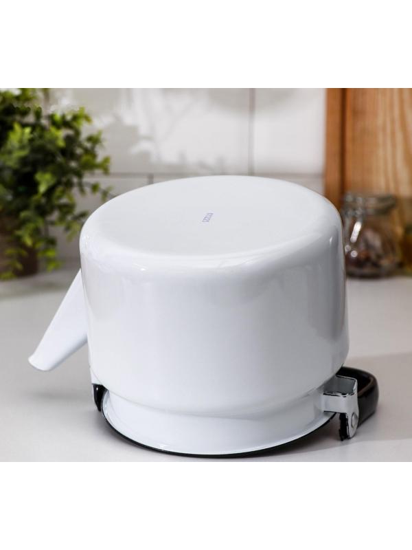 Чайник без деколи, 2 л, индукция, цвет белый