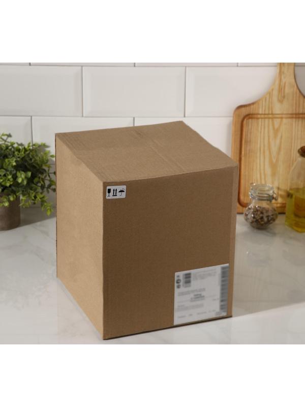 Набор кастрюль «Китайская роза», 3 предмета: 1,5 л, 2 л, 3 л, индукция, цвет белый