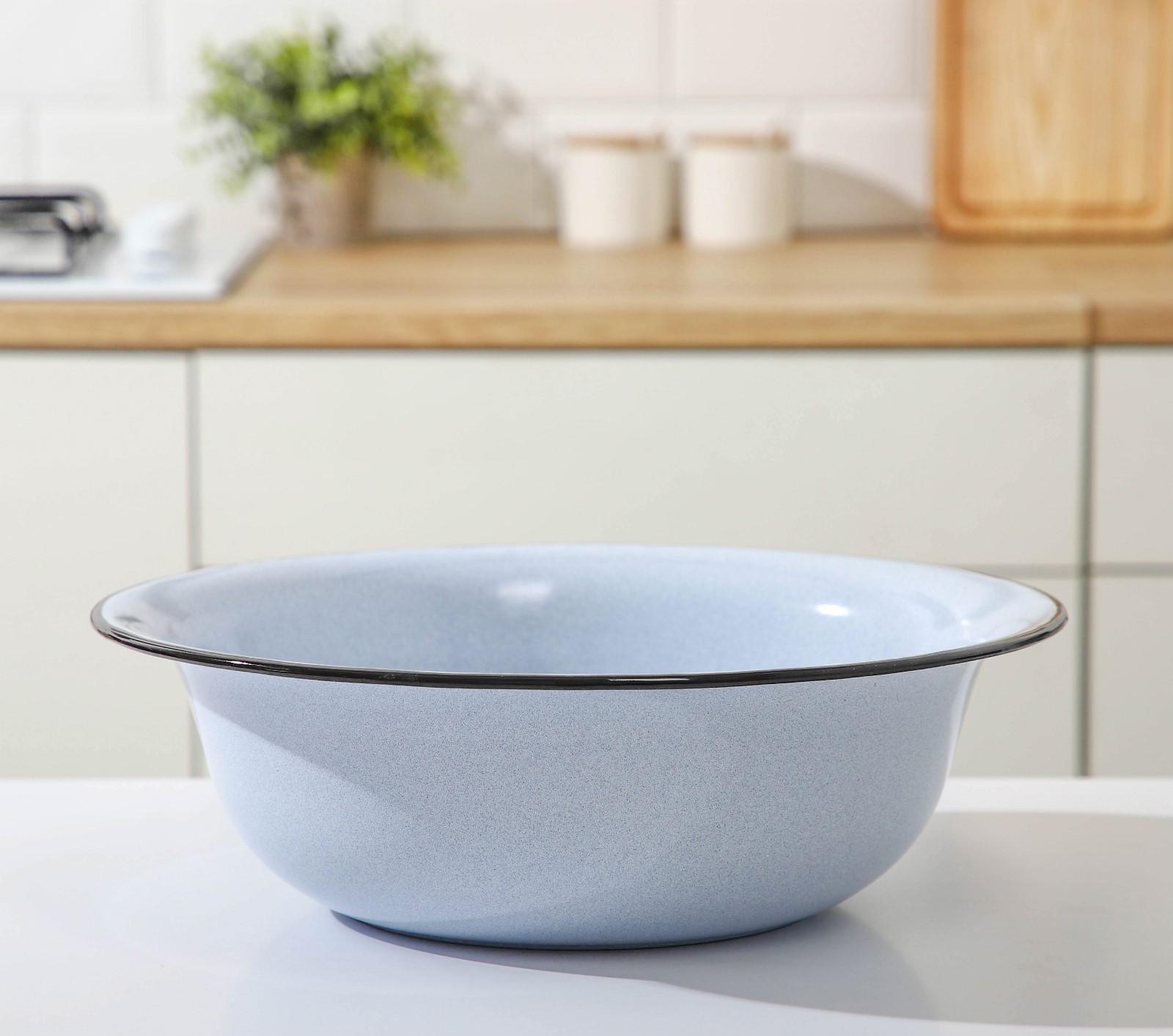 Таз, 9 л, без деколи, цвет МИКС