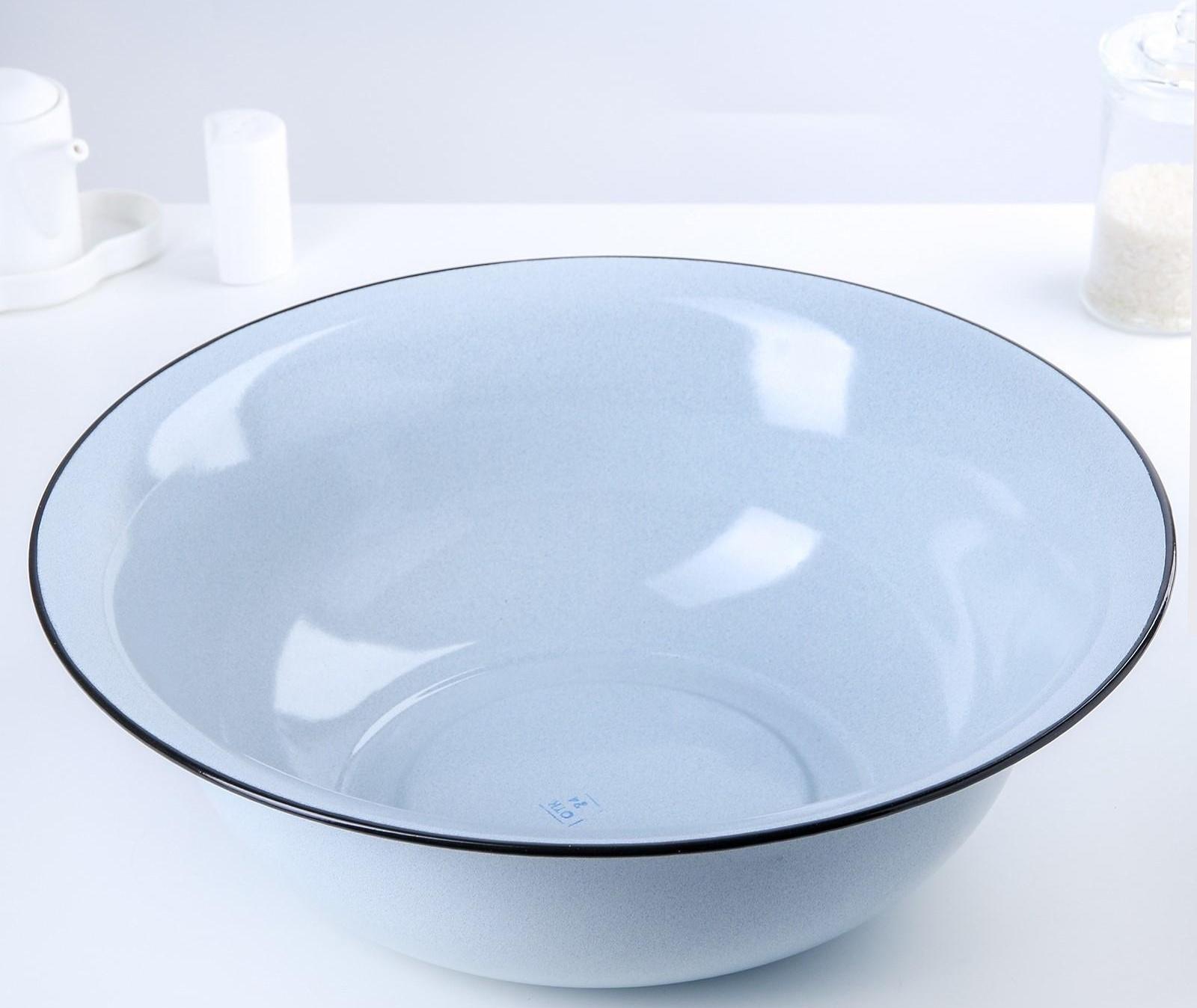 Таз, 9 л, без деколи, цвет МИКС