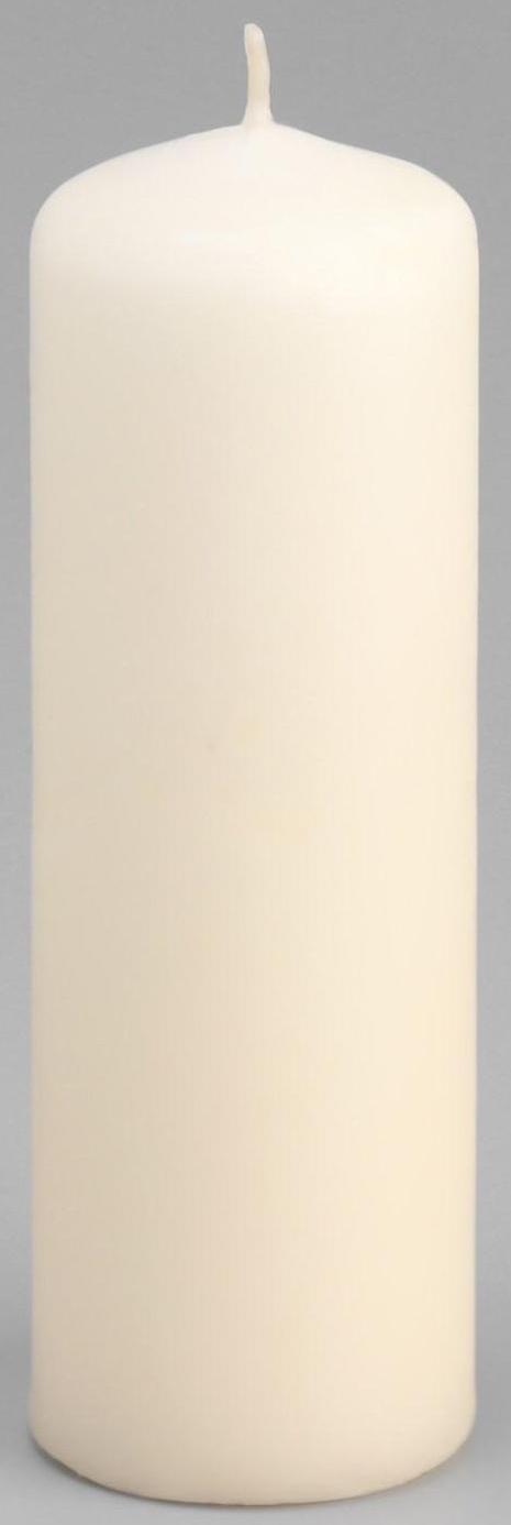 Свеча - цилиндр, 4×12 см, 15 ч, шампань