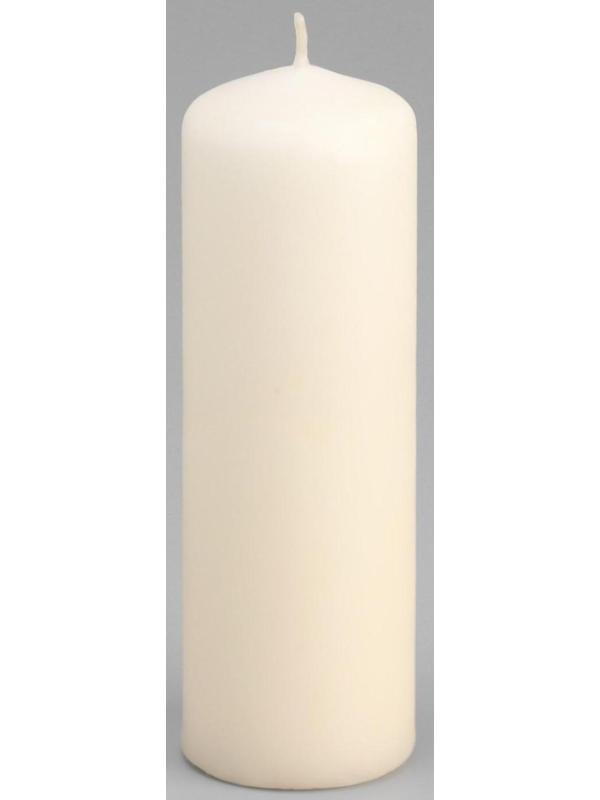 Свеча - цилиндр, 4×12 см, 15 ч, шампань