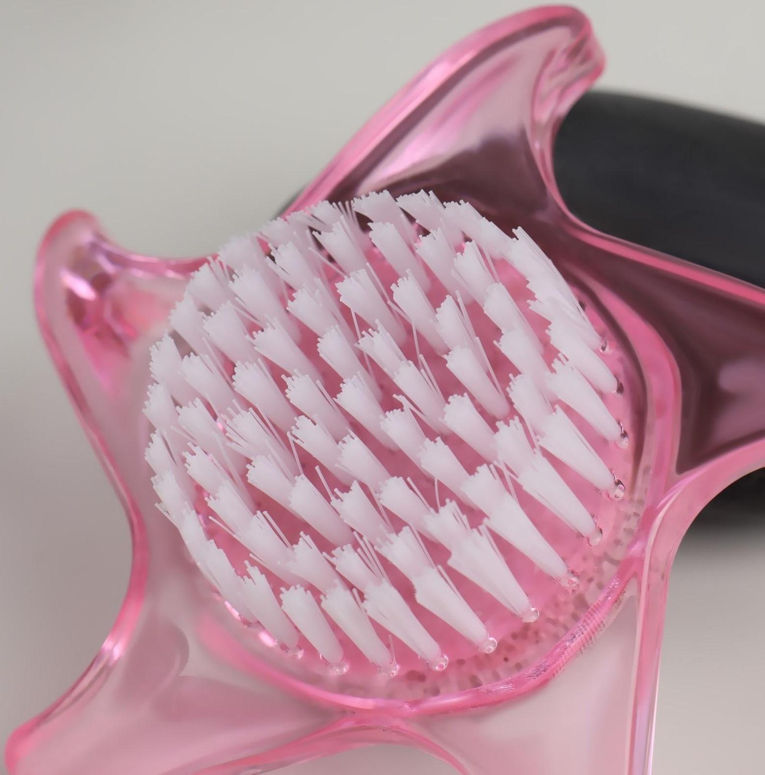 Пемза для педикюра с щёткой «Звезда», 9 см, цвет МИКС