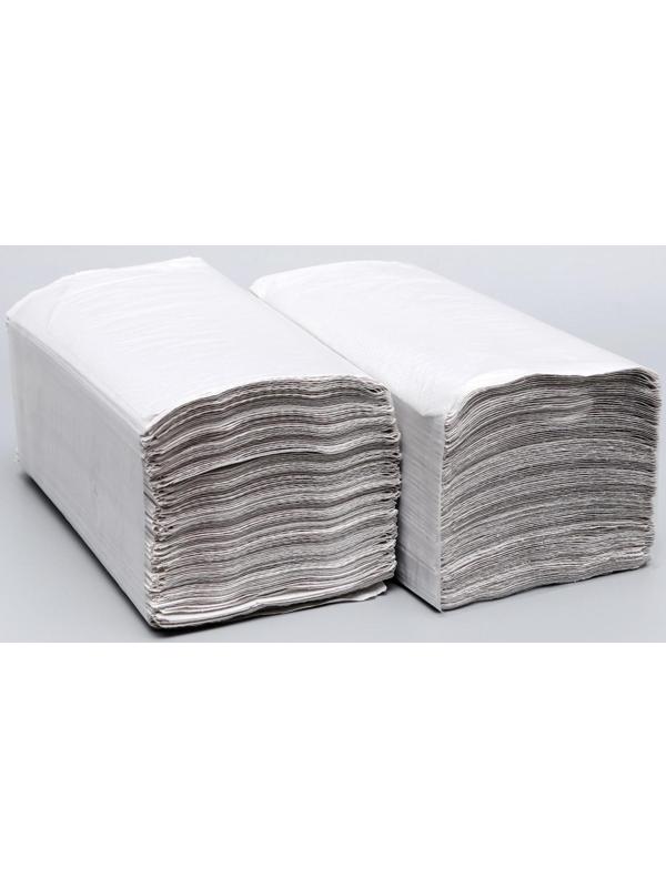 Полотенца бумажные V-сложения светло-серые 35 г/ м2, 250 листов, 20 шт.