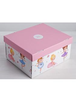 Складная коробка «Милой девочке», 31 х 25,5 х 16 см