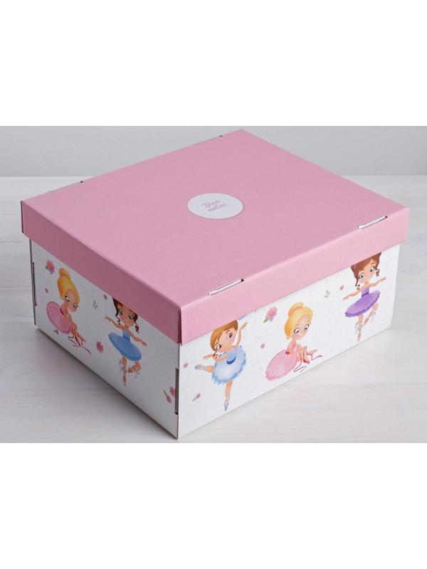 Складная коробка «Милой девочке», 31 х 25,5 х 16 см