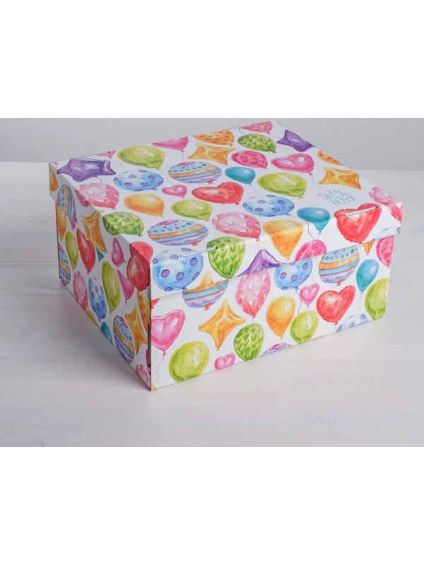 Складная коробка «Яркие шары», 31 х 25,5 х 16 см