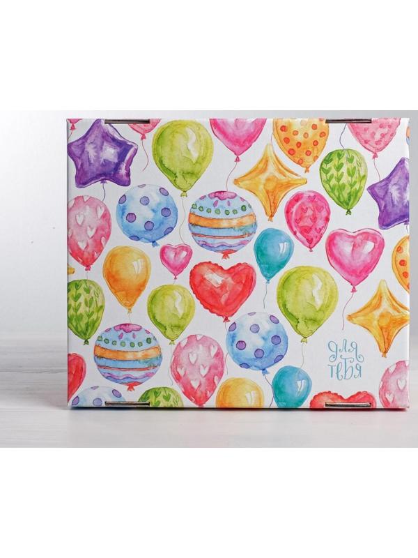 Складная коробка «Яркие шары», 31 х 25,5 х 16 см