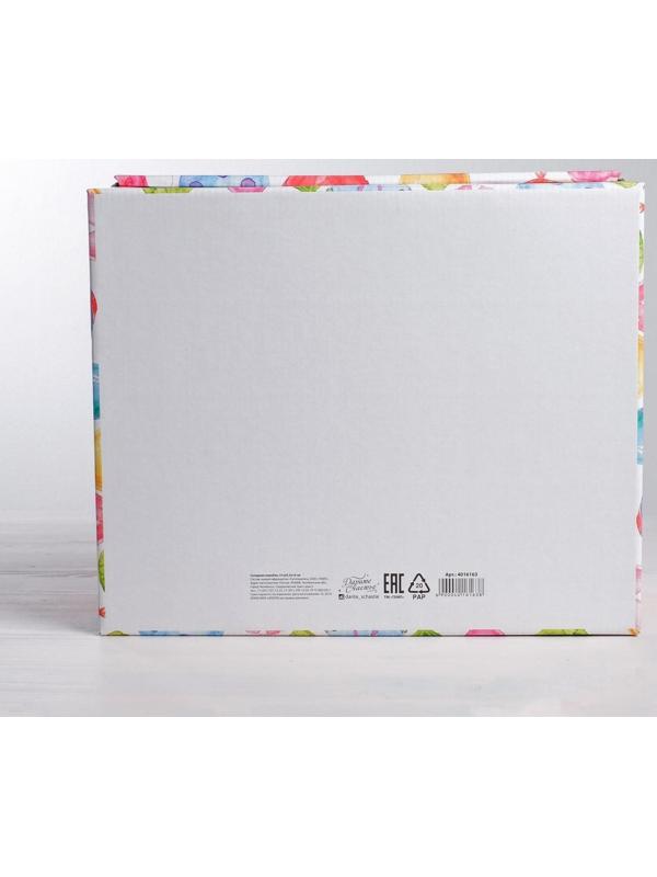 Складная коробка «Яркие шары», 31 х 25,5 х 16 см