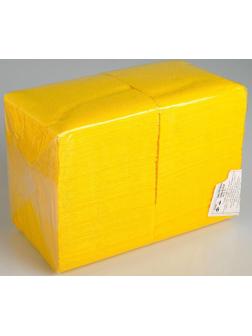 Салфетки бумажные жёлтые Big Pack, 24*24 см, 350 шт.