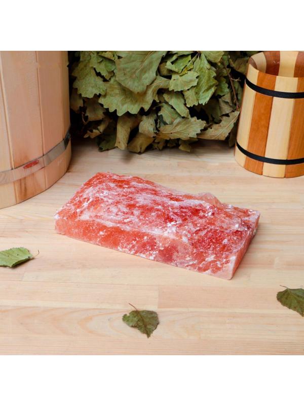 Плитка из гималайской соли натуральная, 20х10х2,5, 