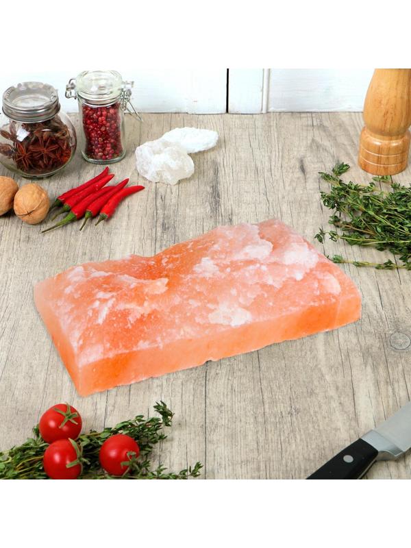 Плитка из гималайской соли натуральная, 20х10х2,5, 