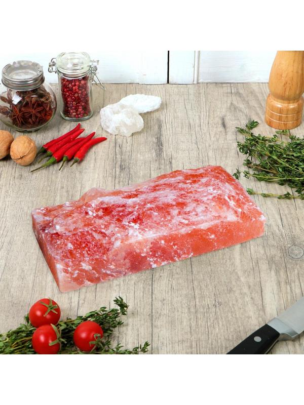 Плитка из гималайской соли натуральная, 20х10х2,5, 