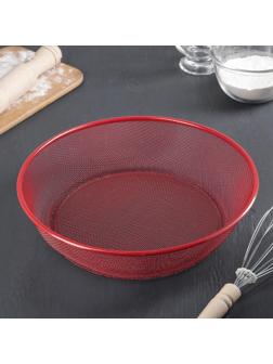 Сито-корзинка 2 в 1, d=28 см, цвет МИКС