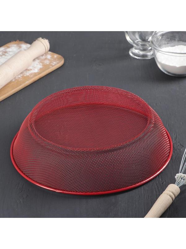 Сито-корзинка 2 в 1, d=28 см, цвет МИКС