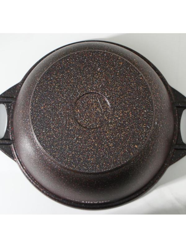 Кастрюля Granit ultra, 3 л, стеклянная крышка, антипригарное покрытие, ручка МИКС