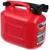 Канистра 3ton PROFI,  КРАСНАЯ для топлива + крышка и лейка, 5 л