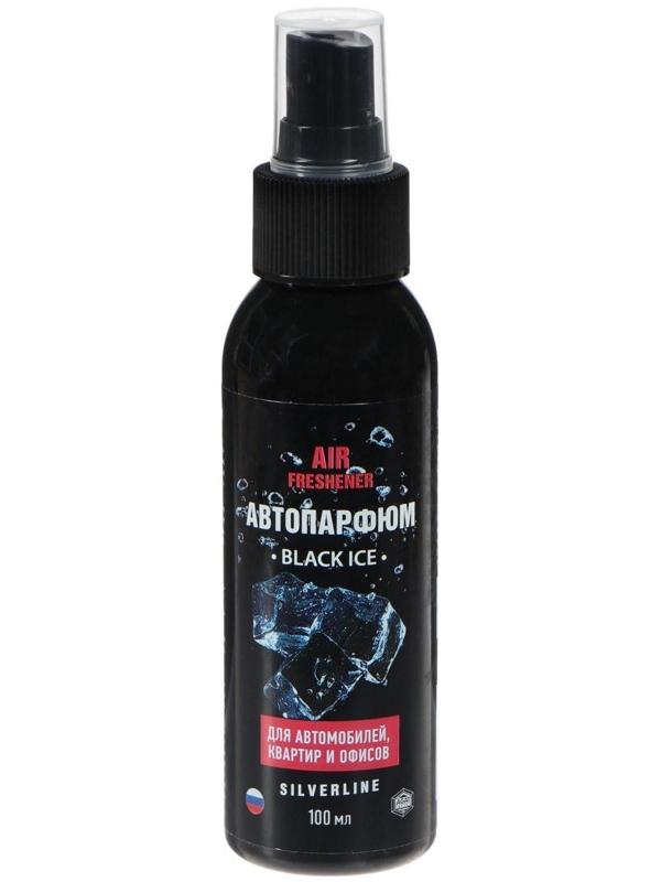 Ароматизатор АГАТ Silverline Чёрный лёд 100 мл, спрей