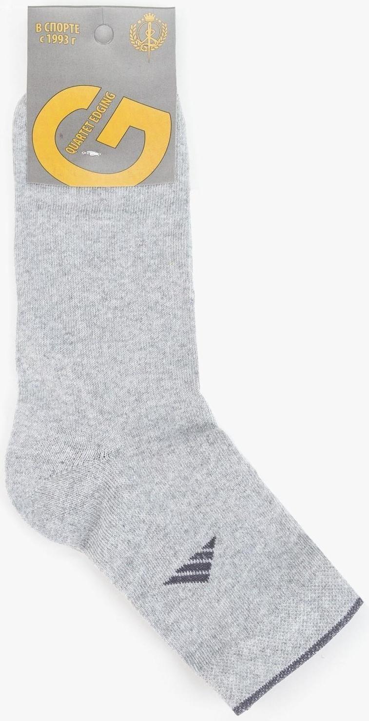 Носки мужские, цвет светло-серый, размер 25-27