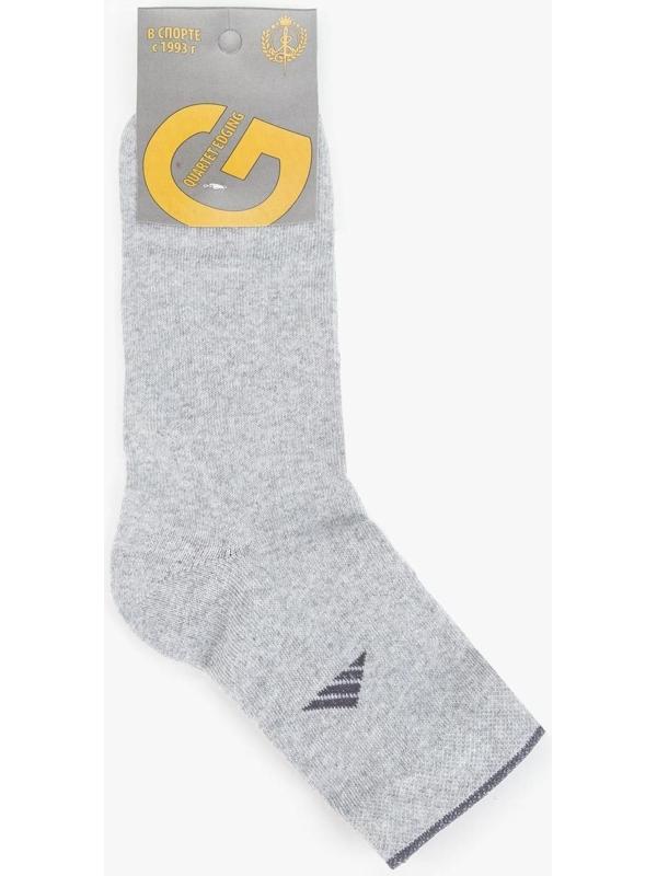 Носки мужские, цвет светло-серый, размер 25-27