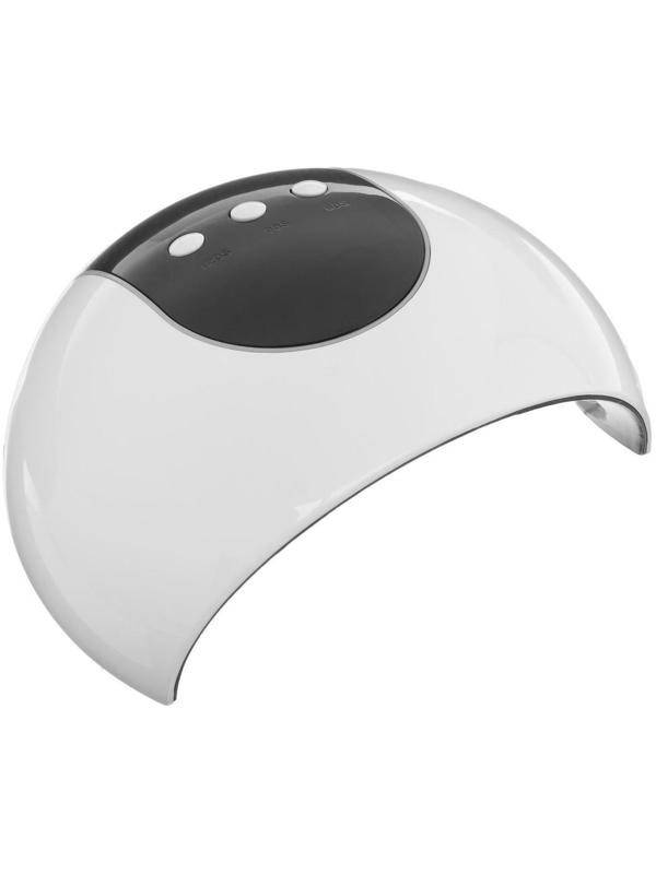 Лампа для гель-лака Luazon LUF-17, LED, 24 Вт, 8 диодов, таймер 60/90/120 сек,USB, белая