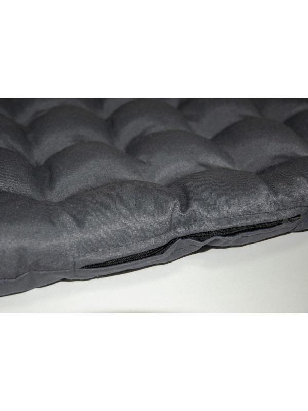 Подушка на стул Уют серый 40х40см лузга  гречихи, грета хл35%, пэ65%