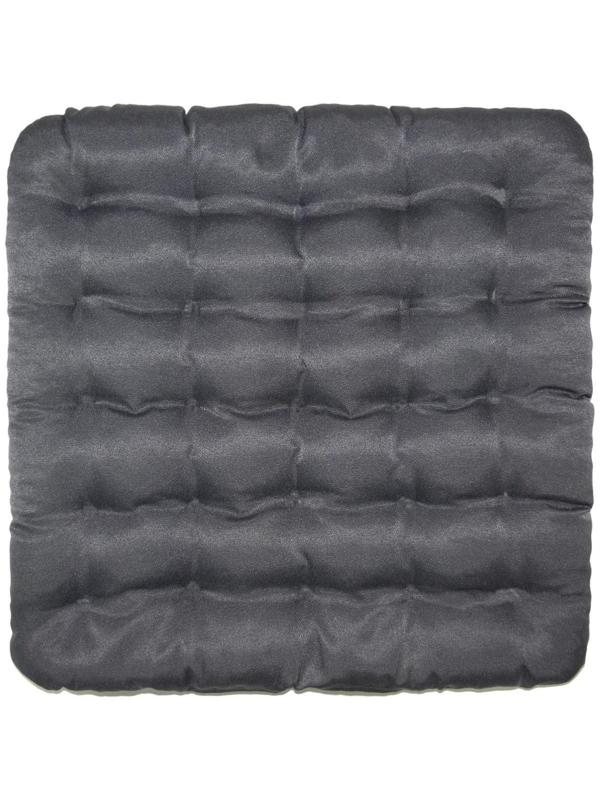 Подушка на стул Уют серый 40х40см лузга  гречихи, грета хл35%, пэ65%