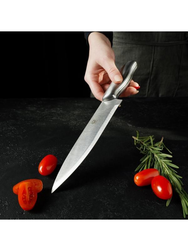 Нож кухонный «Металлик», лезвие 17,5 см