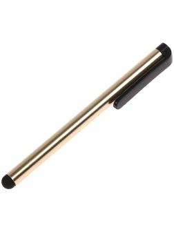 Стилус LuazON, для планшета и телефона, 10 см, тепловой, с креплением, золотой