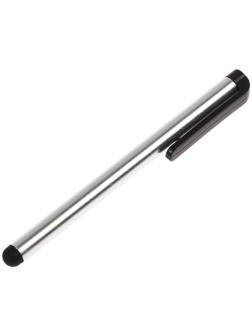 Стилус LuazON, для планшета и телефона, 10 см, тепловой, с креплением, серый