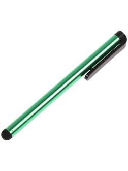 Стилус LuazON, для планшета и телефона, 10 см, тепловой, с креплением, зелёный