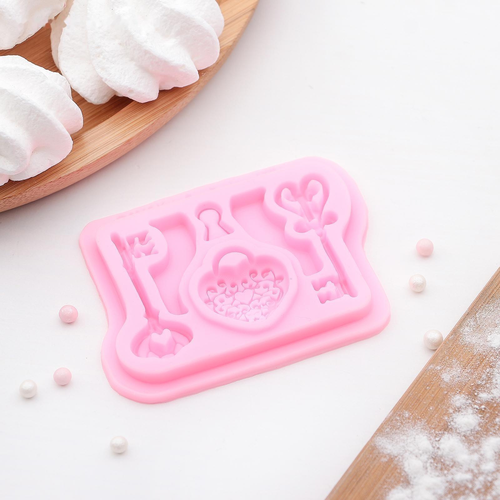 Молд «Ключ от сердца», 8,5×6,8 см, цвет МИКС