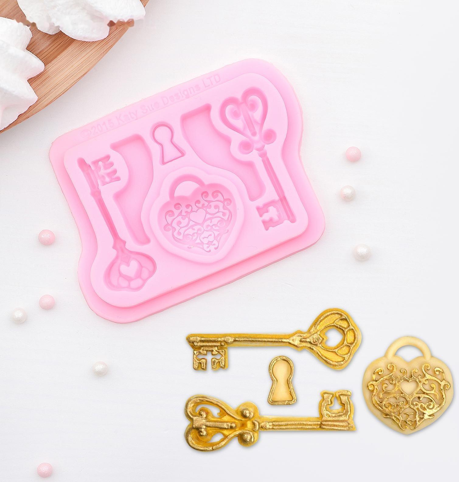 Молд «Ключ от сердца», 8,5×6,8 см, цвет МИКС