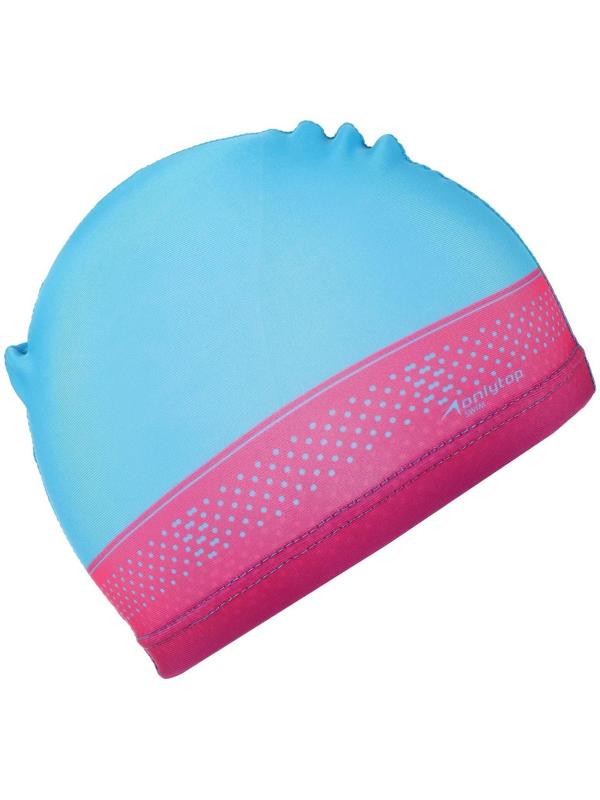Шапочка для плавания детская ONLYTOP Swim, тканевая, обхват 46-52 см