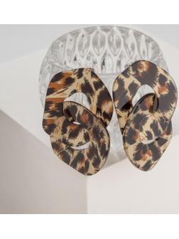 Серьги пластик 