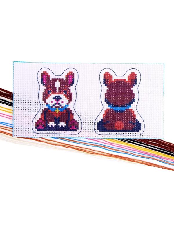 Вышивка крестиком, игрушка «Верный пёс». Набор для творчества