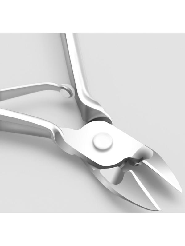 Кусачки педикюрные, 9,5 см, длина лезвия - 10 мм, цвет серебристый