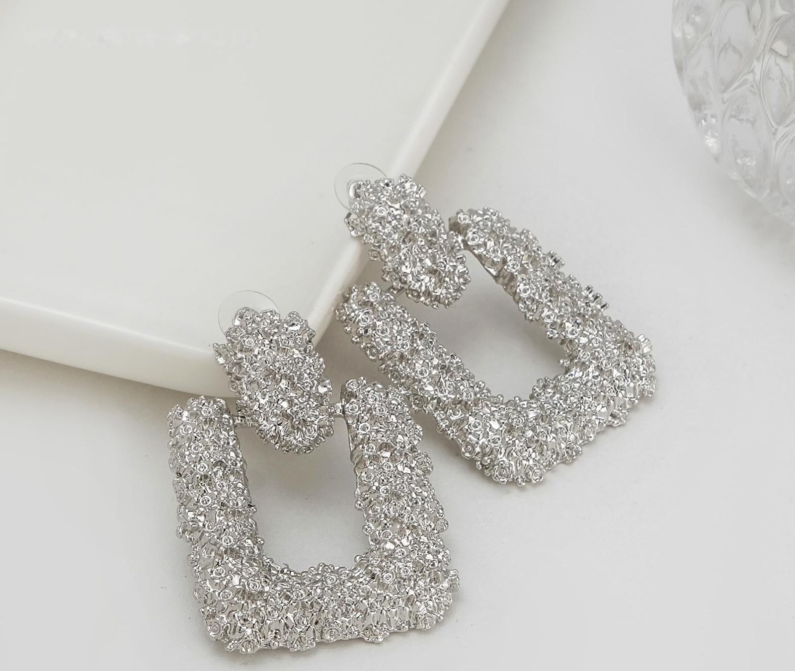 Серьги металл 