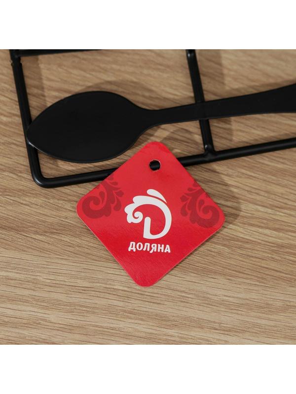 Подставка для бумажного полотенца Доляна «Приборы», 16×14×31,5 см