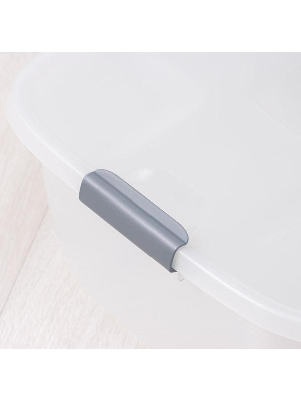 Бокс универсальный на колёсиках, 32 л, 60×40×19 см, цвет МИКС