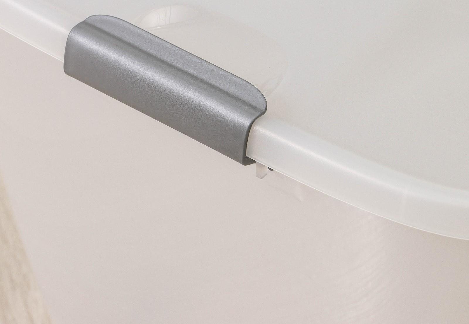 Бокс универсальный, на колёсиках, 56 л, 60×40×36 см, цвет МИКС