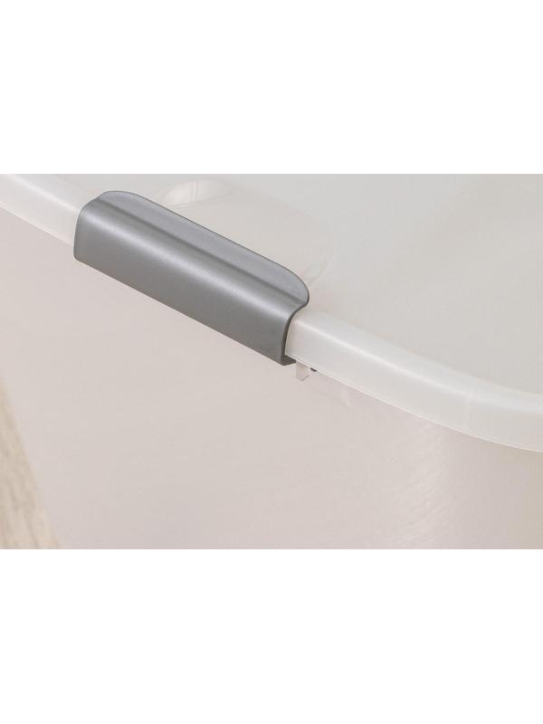 Бокс универсальный, на колёсиках, 56 л, 60×40×36 см, цвет МИКС