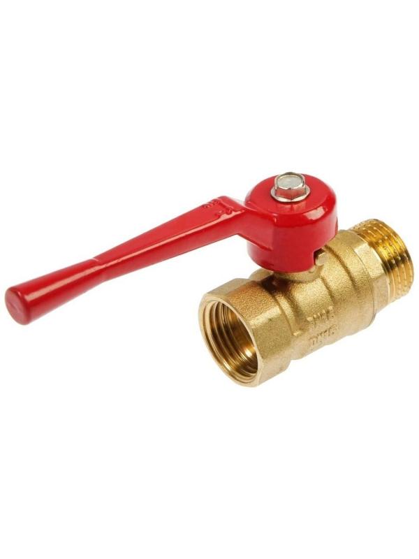 Кран шаровой, внутренняя/наружная резьба 1/2