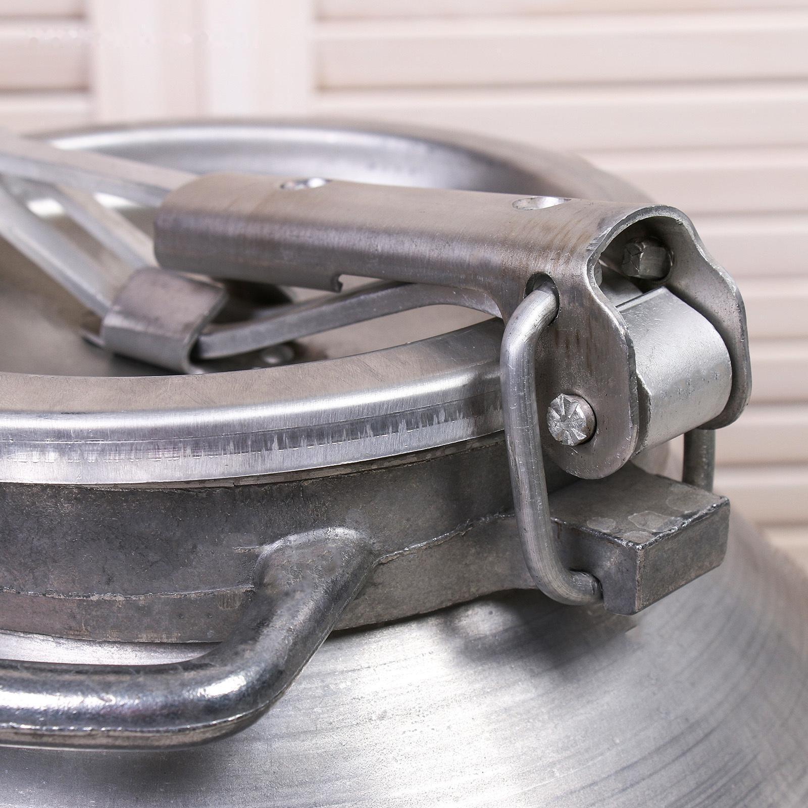 Фляга пищевая, 25 л, горловина 22 см, алюминиевая