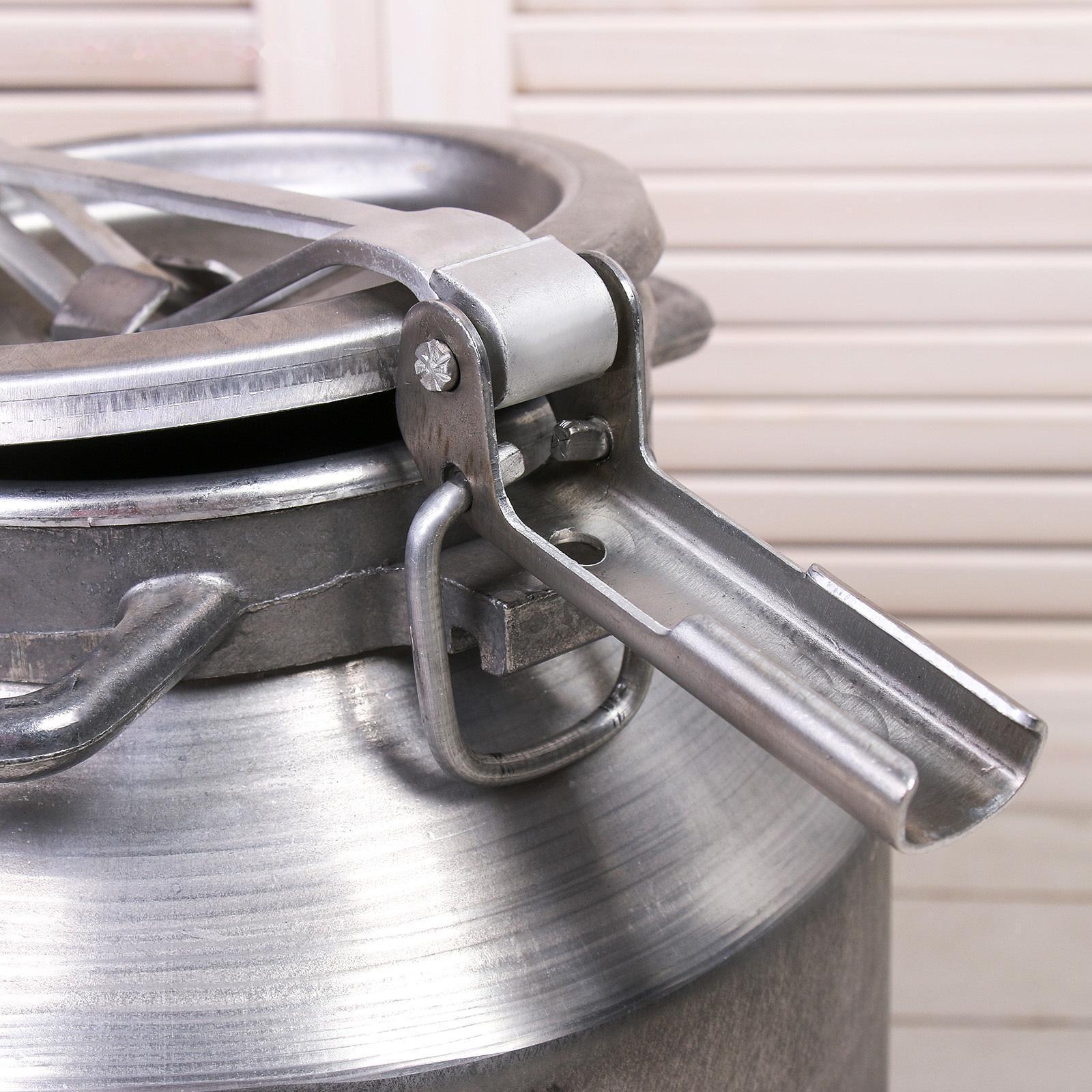 Фляга пищевая, 25 л, горловина 22 см, алюминиевая