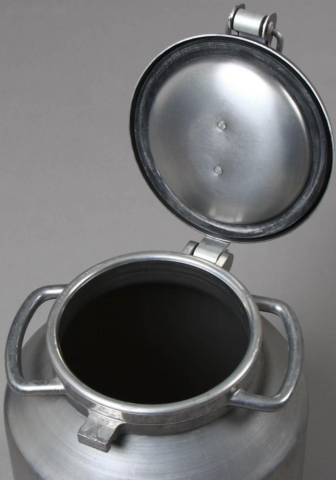 Фляга пищевая, 25 л, горловина 22 см, алюминиевая